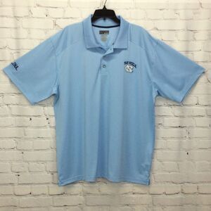 Majestic Section 101 Polo Shirt Men's Sz 2XL NCAA UNC Tar Heels Athleisure Golf